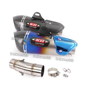 Pi102-cwu128-139 Kolightning Slip For Kawasaki Ninja 250 400 2017-2025 Exhaust System Muffler Mid Link Tip