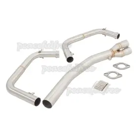 Pi102t Kolightning For Kawasaki Ninja 250 400 Z250 Z400 2017-2022 Exhaust Front Link Pipe Slip On #2
