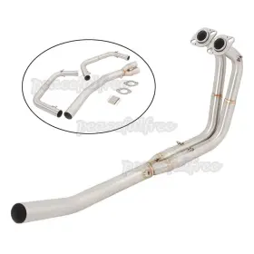 Pi102t Kolightning For Kawasaki Ninja 250 400 Z250 Z400 2017-2022 Exhaust Front Link Pipe Slip On