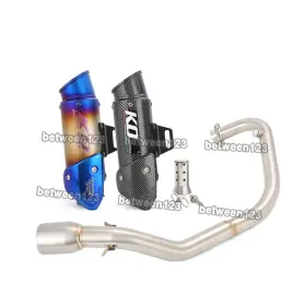 Kolightning Pi156-ako132 For Cf-moto St125 All Years Slip Front Middle Link Exhaust Muffler Silencer Tip