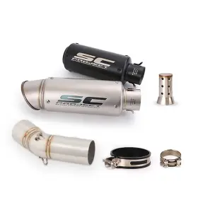 Pi198-d Kolightning Ex89 Slip-on For Kawasaki Ninja Zx10r 2011-2024 Exhaust Mid Link Pipe Muffler Escape