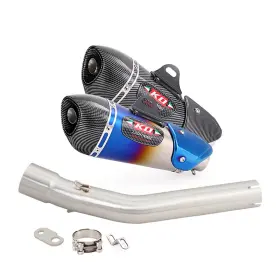 Pi205-bko128139 Kolightning For Yamaha Tenere 700 Xtz07 19-2025 Motor Slip-on Exhaust System Middle Link Tip