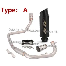 Benellitnt125 Kolightning Pi227abko8951 For 17-2025 Full Exhaust System Muffler Front Mid Link Tip Slip-on