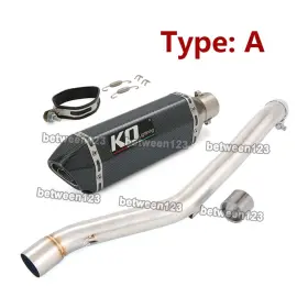 Pi231ako001 Kolightning For Suzuki Drz400 2000-2025 Motorcycle Exhaust Muffler Mid Link Tip Connect Tube