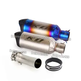 Pi244-ako123 Kolightning Slip For Kawasaki Ninja Zx4rr Zx4r 2023-2025 Exhaust Mid Link Pipe Silencers Tip