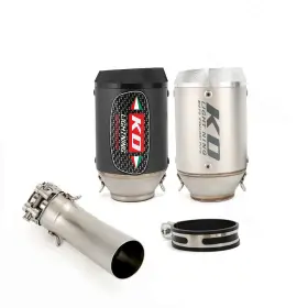Pi244ako038pi036btina Kolightning Exhaust Muffler Pipe Middle Link Slip For Kawasaki Ninja Zx4r Zx4rr 2023-2025