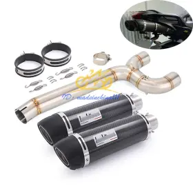 Tjwf47548 Kolightning Slip On For Yamaha Fz6 Fz6n Fz6s 2004-2011 Exhaust System Mid Link Pipe Mufflers