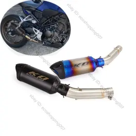 Upi023b21y26 Kolightning For Honda Cb300r Cb250r 2018-2025 Cbr300r Slip On Exhaust Mid Link Pipe Mufflers