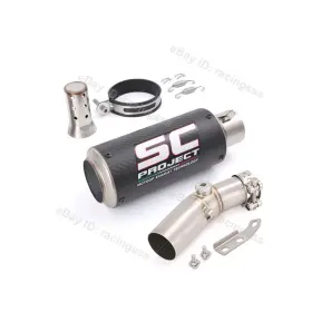 Us328921jr Kolightning For Kawasaki Ninja 650r Ex650 2006-2011 Carbon Muffler Tips Slip On Exhaust Pipe