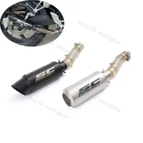 Us342758qo Kolightning For Honda Cbr300r 2013-2019 Cb300f 2015-2018 Mid Link Pipe Exhaust 51mm Mufflers