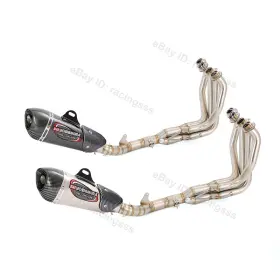 Us371855gt Kolightning Exhaust Header Pipe Muffler Tips Slip On For Kawasaki Z1000 Ninja 1000 2010-2025