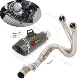 Us738215ge Kolightning For Kawasaki Ninja 650 Z650 2012-2024 Full System Front Pipe Muffler Exhaust Tip