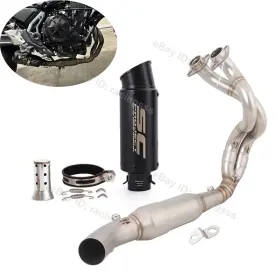 Kolightning Us783260ks For Kawasaki Ninja 650 Z650 2023-2026 Full System Exhaust Muffler Header Pipe