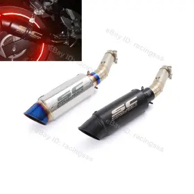 Us839692eh Kolightning For Honda Cbr500r Cb500f Cb500x 2013-2015 Exhaust System Link Pipe Muffler Tips