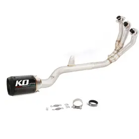 W038232-a Kolightning Trident 660 2022-2024 For Triumph Tiger Header Pipe Carbon Exhaust Muffler