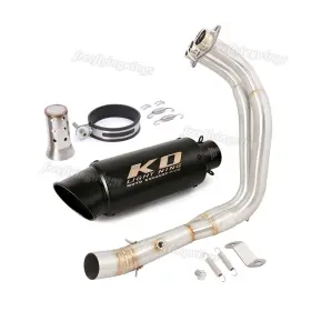 Kolightning W077058-j Header Pipe For Yamaha Yzf R7 2021-2025 Mt-07 Fz07 Exhaust Muffler Full System