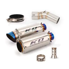 W089198 Kolightning For Kawasaki Ninja Zx10r Zx1000 2011-2025 Mid Tip Exhaust Muffler With Db Killer