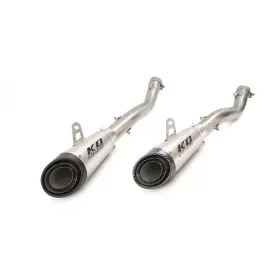 W106456 Kolightning For Honda Cbr600f4i 2001-2007 Mid Pipe 51mm Exhaust System Slip On Muffler Tips
