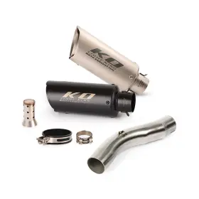 Wypc01 Kolightning Slip On For Suzuki Gsxr 600 750 2008-2010 Exhaust Mid Link Pipe Muffler System