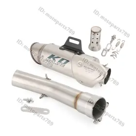 Wypk01 Kolightning Slip On For Yamaha Fz1 2006-2015 Exhaust Tips Middle Connect Pipe 51mm Mufflers