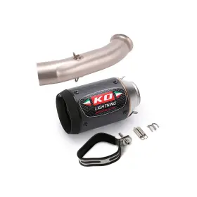 Wypq01 Kolightning Modified Exhaust System Middle Pipe Muffler For Duke 125 250 390 Rc390 2017-2020