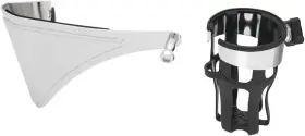 M-012 Kuryakyn Chrome Passenger Reflex Drink Holder For Harley Rk Flhr 2014-2021 6486