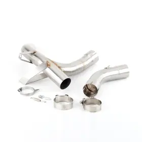 Kyn 768867288091 Motorcycle Exhaust Link Pipe Slip-on For Ducati Multistrada 1200 / 1260 Enduro