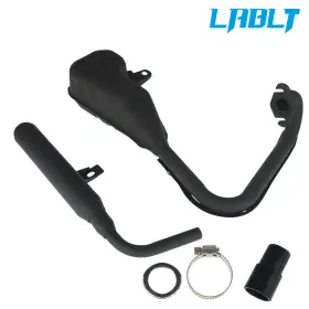 Om173412oc Lablt Y-zinger Exhaust Muffler Manifold Pipe For 1981-2012 Yamaha Pw50 Pw 50