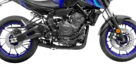15264fbu Leo Vince Lv-10 Full Exhaust System Black Edition For Yamaha Mt-07 2021-2023
