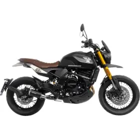 15267bu Leo Vince Lv-10 Slip-on Muffler - Black Stainless Steel