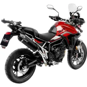 14450ebu Leovince Lv One Evo Slip-on Muffler - Black Edition For Tiger 900
