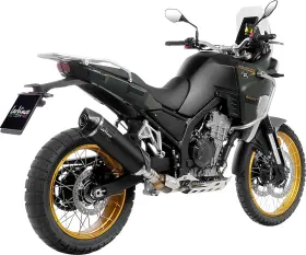 14451ebu Leovince Lv Oneslip-on Muffler - Black Stainless Steel