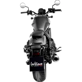 15009fbu Leovince Classic Slip-on Muffler - Black For Honda 15009fbu Leovince Classic Slip-on Muffler - Black For Honda