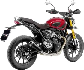 15132u Leovince Gp One Slip-on Muffler - Scrambler/speed 400