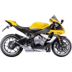 15201c Leovince Lv-10 Slip-on Muffler For Yamaha Yzf-r1/m 15-22 15201c Leovince Lv-10 Slip-on Muffler For Yamaha Yzf-r1/m 15-22