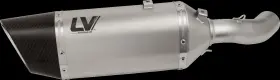15605tu Leovince Lv-14 R Slip-on Muffler - Titanium Kawasaki Z 900