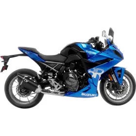 Leovince 15606bu Lv-14 R Exhaust System - 2-into-1 Black Edition For Gsx-8rs