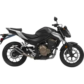 Leovince 3384bu Gp Corsa Slip-on Muffler - Black Edition For Cb/cbr 500