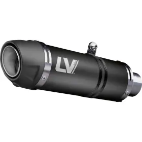 3389ebu Leovince Gp Corsa Evo Slip-on Muffler - Black Edition Ninja/z 400