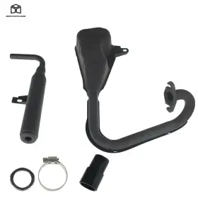 Mp1406564l Marddpair Fit For Yamaha Pw50 Pw 50 1981-2012 Y-zinger Exhaust Muffler Manifold Pipe