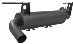 Mbrp At-9111pt 4 Inch Single Performance Slip-on - Black