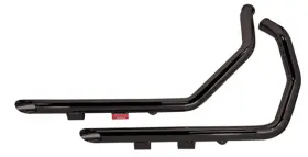 90042 Mid Usa Black Ceramic 1-3/4 Inch Drag Pipe Exhaust 2004-2013 Sportster Xl 883 1200