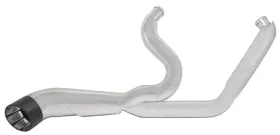 92135 Mid Usa 2 Into 1 Exhaust System With Deep Cut Black Tip 1995-2016 Touring Models