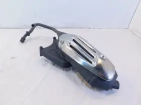 Piaggio 1a0142085 Vespa Primavera And Sprint 50 Black Engine Exhaust Muffler Silencer System