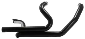 Power House 90341 New Black 2 Into True Dual Headpipes For 2009/2016 Harley Davidson Flt Models