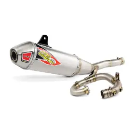 0132023f Pro Circuit T-6 Complete Exhaust - Stainless With Carbon End Cap