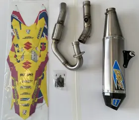 0141925-oem Pro Circuit Brand New T-6 Full Exhaust System For Rmz250 19-25 And Graphics