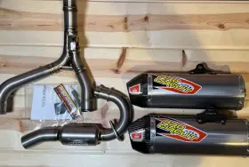 0311625fp2 Pro Circuit Ti-6 Dual Full System Exhaust Pipe - 2016 2017 Honda Crf250r