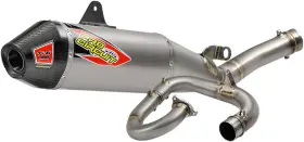 Pro Circuit 03331845fp Ti-6 Full System-titanium Muffler/carbon Fiber End