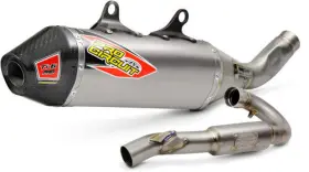 0351935fp Pro Circuit Ti-6 Full System - Titanium Muffler Natural